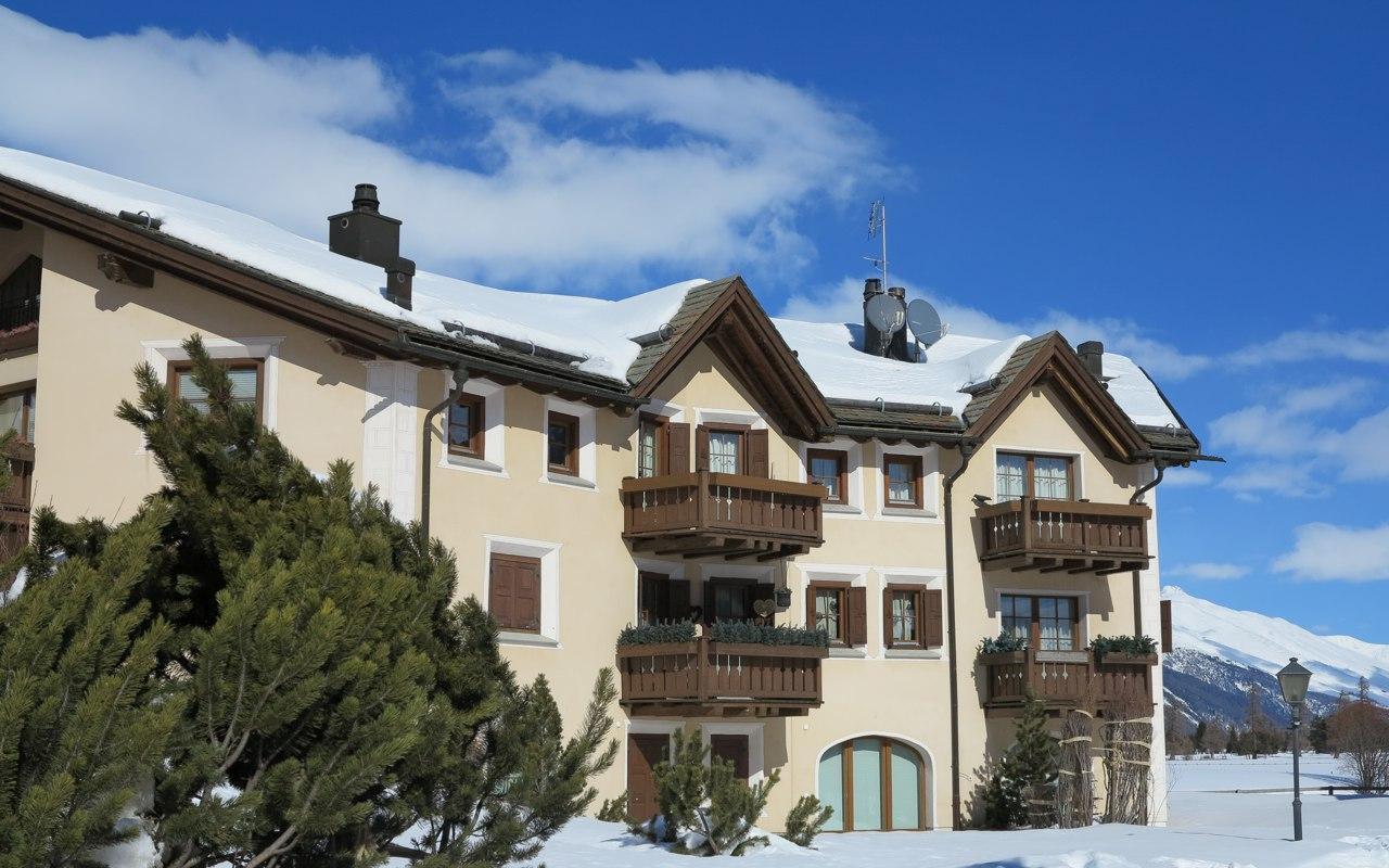 Ferienwohnung Marmotta Celerina/Schlarigna Exterior foto